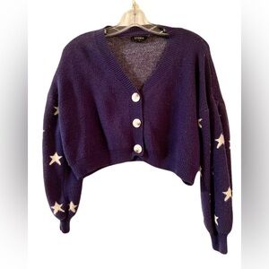 Storia Deep Blue Star Cardigan